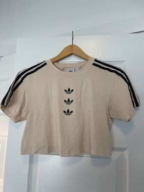 Adidas Beige Crop